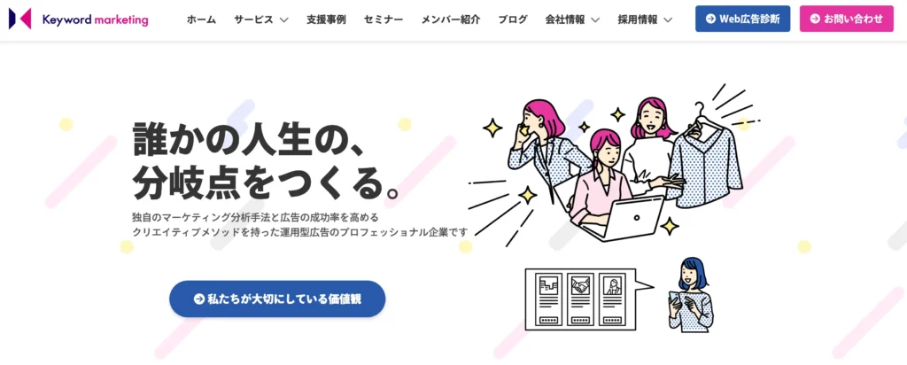 豊富な実績のある会社に頼みたいなら｜株式会社キーワードマーケティング